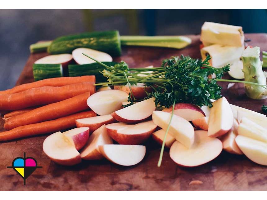 Acheter des aliments sains