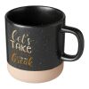 Mug en céramique 360 ml Pascal Standard | Noir | sans marquage | non disponible | non disponible