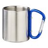 Mug isotherme Alpes avec mousqueton Bleu