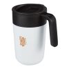 Tasse Nordia de 400 ml recyclée à double paroi Standard | blanc | sans marquage | non disponible | non disponible