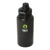 Bouteille de sport Dupeca de 840&nbsp;ml avec isolation en acier inoxydable certifiée RCS Noir | non disponible