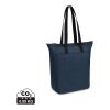 Sac tote avec fermeture à zip en rPET AWARE™ Renew bleu marine | sans marquage | non disponible | non disponible | non disponible