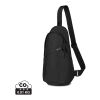 Sac bandoulière en rPET AWARE™ Renew noir | sans marquage | non disponible | non disponible
