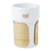 Gobelet Fika de 340 ml avec couvercle en bambou Standard | Blanc | sans marquage | non disponible | non disponible