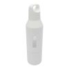 Bouteille isotherme Odessy de 600 ml en acier inoxydable recyclé RCS avec gobelet de 300 ml Standard | Blanc | sans marquage | non disponible | non disponible