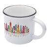 Mug Bari en céramique avec sublimation de 240&nbsp;ml Standard | Blanc | sans marquage | non disponible | non disponible