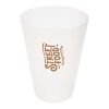 Gobelet Glastonbury en plastique réutilisable de 300 ml Standard | Blanc givré | sans marquage | non disponible | non disponible