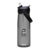 Bouteille d’eau avec paille à clapet Camelbak® Thrive Flip de 750&nbsp;ml Tritan Renew Standard | Charbon | sans marquage | non disponible | non disponible