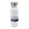 Bouteille d’eau Thor de 500&nbsp;ml en acier inoxydable recyclé et certifié RCS avec impression par sublimation Standard | Blanc | sans marquage | non disponible | non disponible