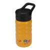 Gourde de sport Knox 350 ml en acier inoxydable à double paroi recyclé RCS avec paille rabattable Jaune