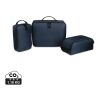 Set de 3 cubes de compression en rPET AWARE™ Renew bleu marine | sans marquage | non disponible | non disponible