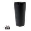 Mug 500ml en acier recyclé RCS Aviana™ Rowan noir | sans marquage | non disponible | non disponible