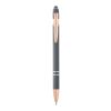 Stylo bille Nanna avec finition or rose Twilight Grey