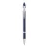 Stylo bille Kish avec finition argentée Standard | Marine | sans marquage | non disponible | non disponible