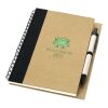 Carnet de note kraft recyclé avec stylo A6 Standard | Naturel-Noir | sans marquage | non disponible | non disponible | non disponible