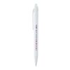 Stylo bille Glen avec double injection recyclé RCS (encre bleue) blanc