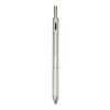 Stylo à bille 4 en 1 RCS Tine en acier inoxydable recyclé Argent