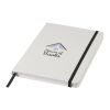 Carnet de notes Spectrum blanc avec élastique coloré A5 - pages lignées Standard | Blanc-Noir | sans marquage | non disponible | non disponible | non disponible