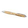 Stylo bille Nash en bambou Standard | Naturel-Argent | sans marquage | non disponible | non disponible