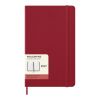 Agenda L quotidien 12&nbsp;mois Moleskine à couverture rigide Standard | Rouge écarlate | sans marquage | non disponible | non disponible