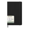Agenda L hebdomadaire 12&nbsp;mois Moleskine à couverture rigide Standard | Noir | sans marquage | non disponible | non disponible