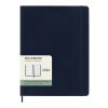 Agenda XL 12 mois Moleskine à couverture souple Standard | Bleu saphir | sans marquage | non disponible | non disponible