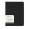 Agenda XL hebdomadaire 12 mois Moleskine à couverture rigide Standard | Noir | sans marquage | non disponible | non disponible