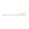 Stylo bille Fidget en plastique recyclé (encre noire) Standard | Blanc | sans marquage | non disponible | non disponible