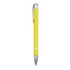 Stylo bille en aluminium recyclé Moneta (encre bleue) Standard | Jaune | sans marquage | non disponible | non disponible