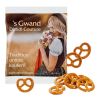 Mini bretzels salés, sachet compostable sans marquage