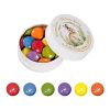 Boîte en papier XS avec bonbons en chocolat coloré, 16g Numérique