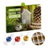 Calendrier de l'avent Premium cadeau – version écologique avec Lindor de Lindt sans marquage
