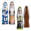 Père Noël en chocolat MINI blanc | sans marquage