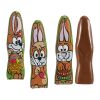 Lapin de Pâques en chocolat MINI «motifs standards» sans marquage