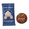 Thaler au chocolat Lapin de Pâques, flowpack conventionnel sans marquage
