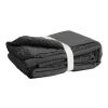 Couverture multi-couches Citizen Green Recoon double couche recyclée de 120&nbsp;x&nbsp;150&nbsp;cm Gris foncé | non disponible | sans marquage | non disponible | non disponible