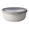 Mepal Cirqula, saladier à plusieurs compartiments, 750 ml blanc