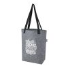 Sac shopping Felta avec large fond de 12 L en feutre recyclé certifié GRS Standard | Gris | sans marquage | non disponible | non disponible | non disponible