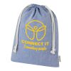 Grand sac cadeau Pheebs en coton recyclé GRS 150&nbsp;g/m² de 4&nbsp;L Standard | Bleu bruyère | non disponible | sans marquage | non disponible | non disponible | non disponible