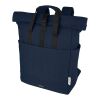 Sac à dos pour ordinateur portable Joey de 15 L en toile recyclée GRS 15 pouces avec dessus enroulable Standard | Deep blue | sans marquage | non disponible | non disponible | non disponible