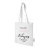 Sac shopping Madras en coton recyclé de 140 g/m2 de 7 L Standard | Blanc | sans marquage | non disponible | non disponible | non disponible