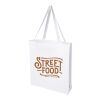 Sac shopping à soufflets Madras en coton recyclé 140&nbsp;g/m² certifié GRS Standard | Blanc | sans marquage | non disponible | non disponible | non disponible