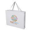 Grand sac shopping Odessa en coton recyclé 220 g/m² certifié GRS Standard | blanc | sans marquage | non disponible | non disponible | non disponible