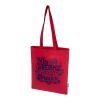 Sac shopping Madras Blend en coton recyclé GRS 140&nbsp;g/m² Standard | Rouge | sans marquage | non disponible | non disponible | non disponible