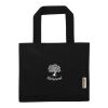Mini sac shopping Odessa à soufflet en coton recyclé de 9&nbsp;L et 220&nbsp;g/m² certifié GRS Standard | Noir | sans marquage | non disponible | non disponible | non disponible