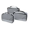 Cubes de rangement recyclés Jet GRS - lot de 3 Gris