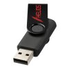 Clé USB rotative métallique 4Go Standard | noir | sans marquage | non disponible | non disponible | non disponible