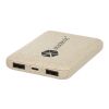 Batterie de secours Asama de 5 000 mAh en paille de blé Standard | Beige | sans marquage | non disponible | non disponible