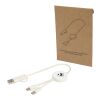 Câble 5 en 1 Citala en plastique recyclé de 30&nbsp;cm pour la synchronisation des données et la charge rapide de 27&nbsp;W Standard | Blanc | sans marquage | non disponible | non disponible