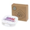 Casque filaire type C Baekdu avec boîte de rangement en plastique recyclé Blanc